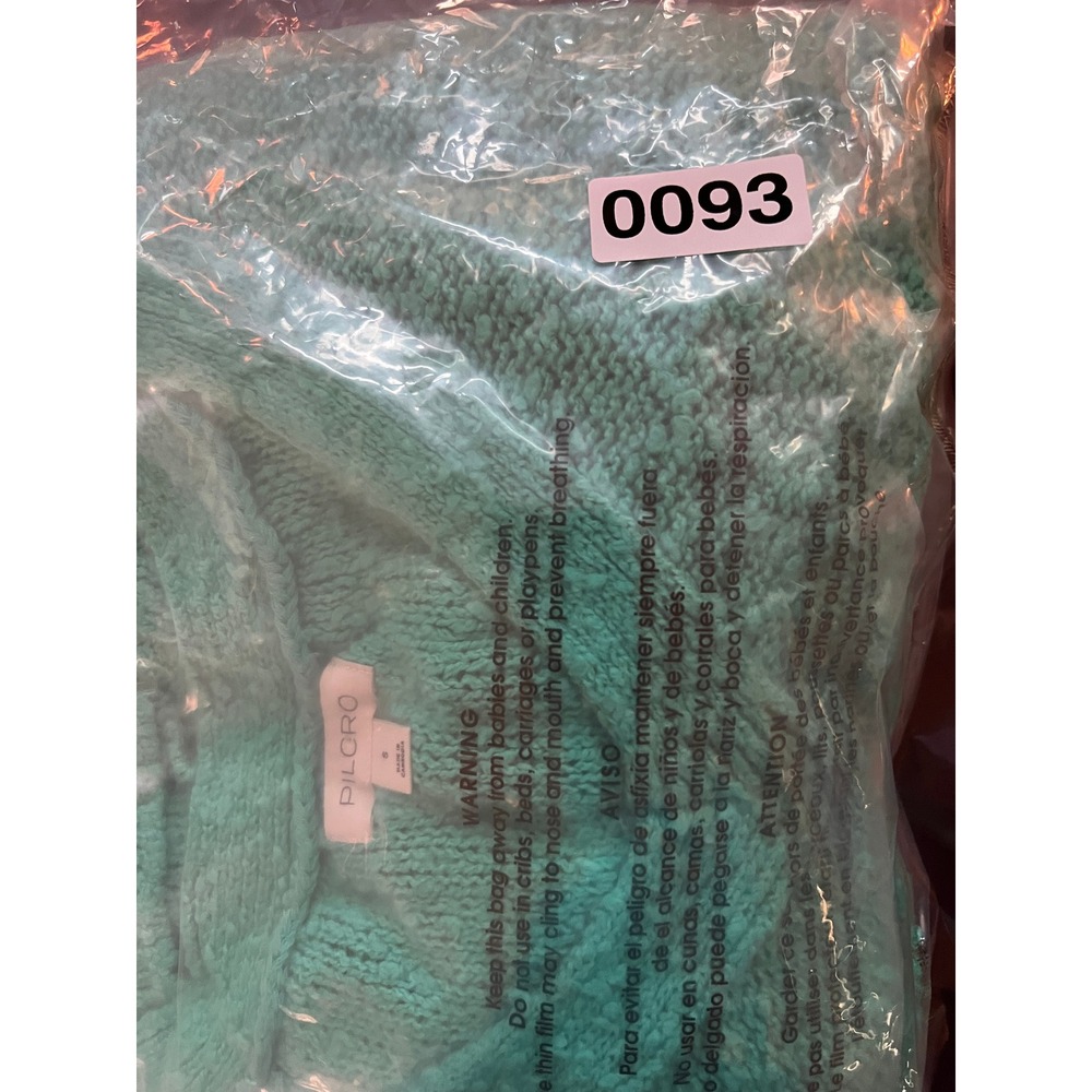 Pilcro Anthropologie Oversized Boho V-Neck Textured Knit High Lo Sweater Small - Picture 10 of 10